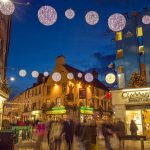 Christmas Market and Lights, Eyre Square, Galway, City, County Galway, Ireland.