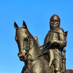 Robert the Bruce Statue at the Battle of Bannockburn Visitor Centre