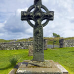 The Kildalton Cross was carved in the 700s, and is equal to the great high crosses of Iona. It’s still standing where it was first erected more than 1,200 years ago, making it one of very few early Christian crosses still in their original positions.