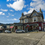 The town centre in Pitlochry