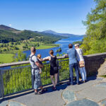 The Queen’s View in Highland Perthshire which overlooks Loch Tummel.